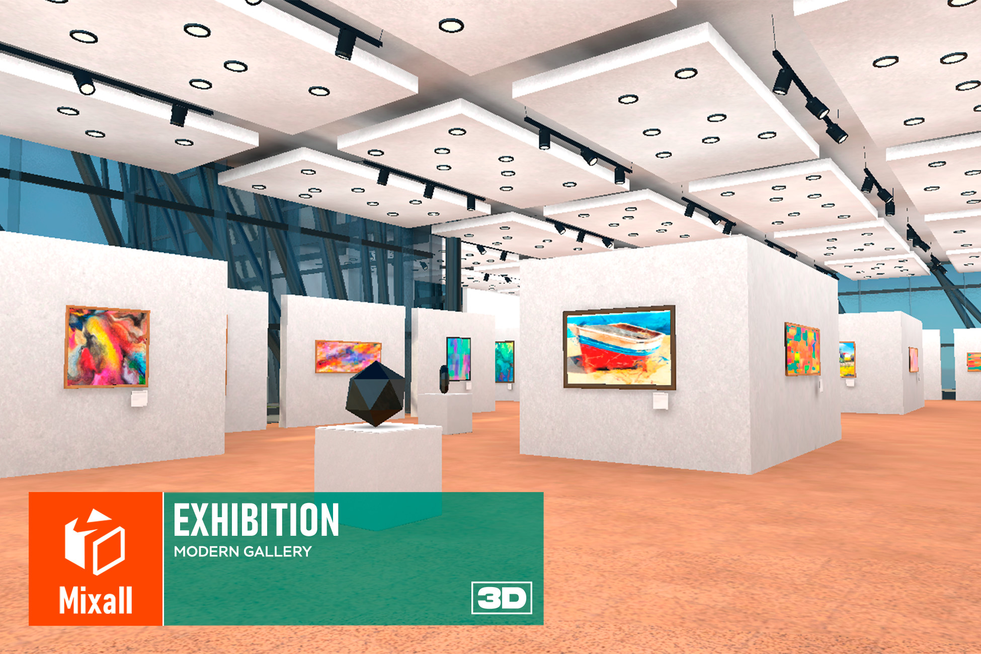 Customized Exhibition Hall Sample Hardware Wall Panels