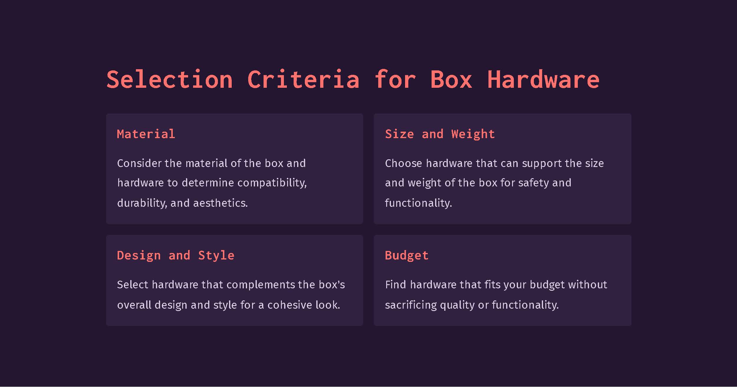 Boxer Hardware: A Comprehensive Review