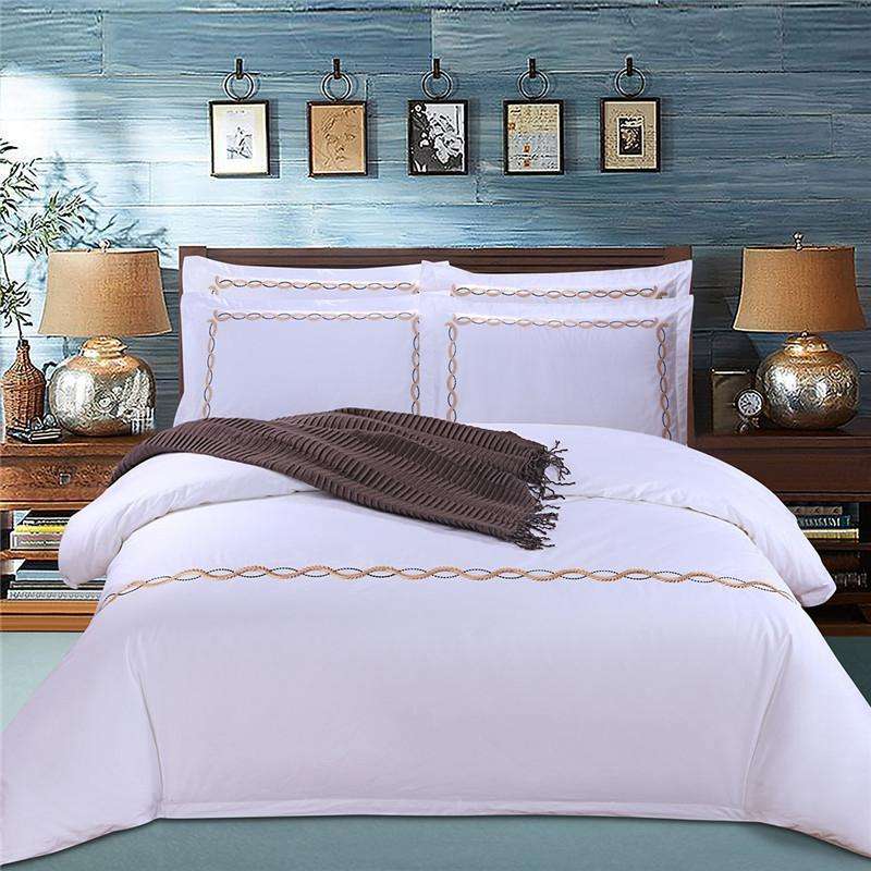 Customized Hardware Hotel Bed Sheets in Guangzhou