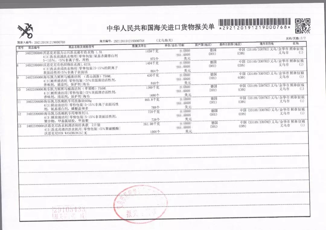 五金配件海关编码