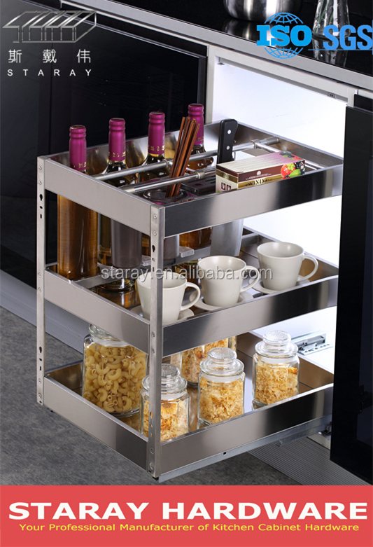 The Pull-Out Basket for Kitchen Cabinet Hardware