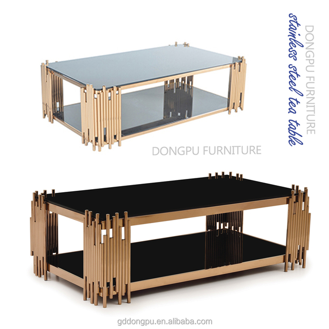 Simple and Elegant Five-Metal Tea Table Brands