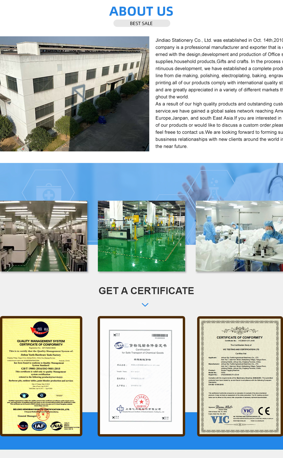 The Excellent Quality of Jinhua Hardware Brands