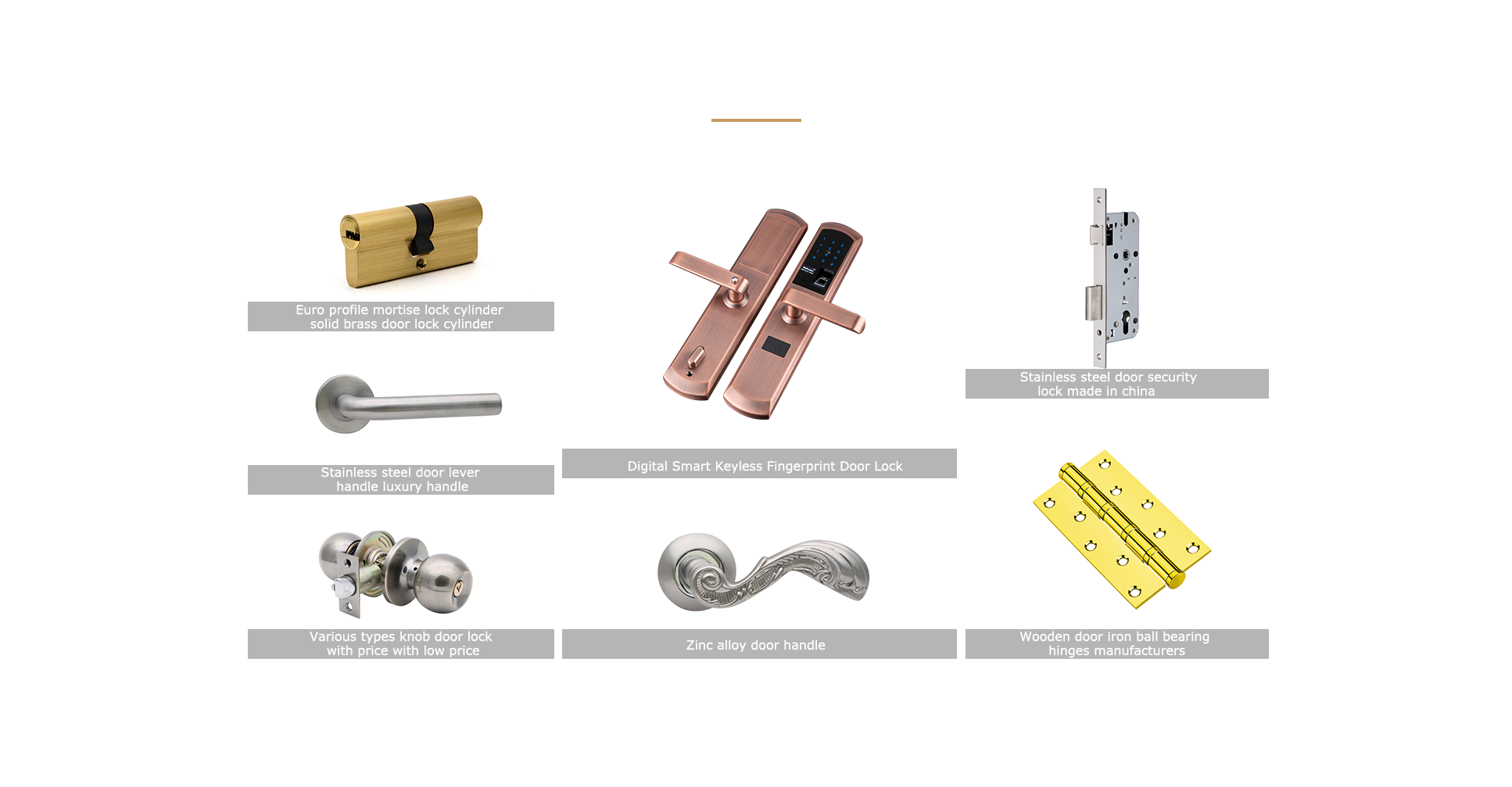 The Characteristics of Wuxi Reliable Hardware Accessories