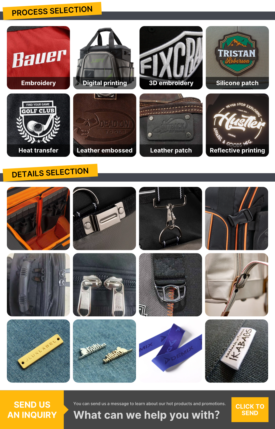 The Five-Metal Brand of Bags
