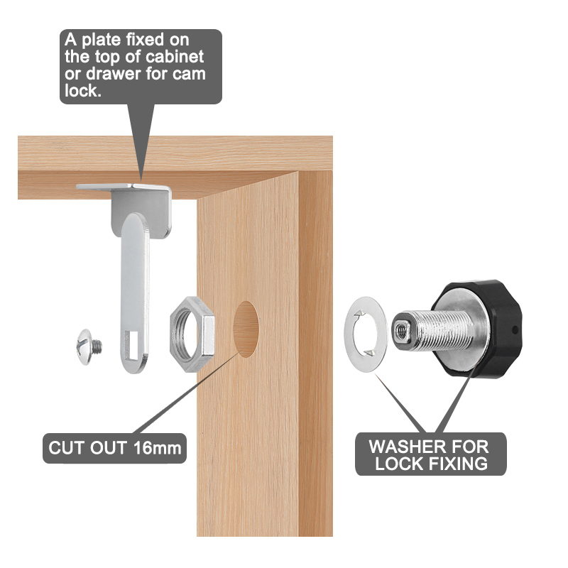Customized Cabinet Door Hardware Locks and Images