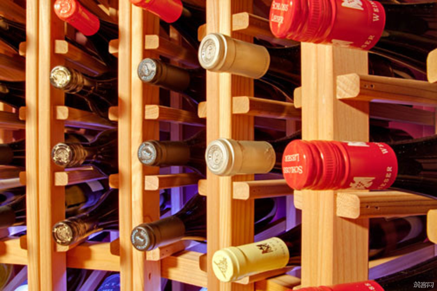 Custom Wine Rack for Five-Metal
